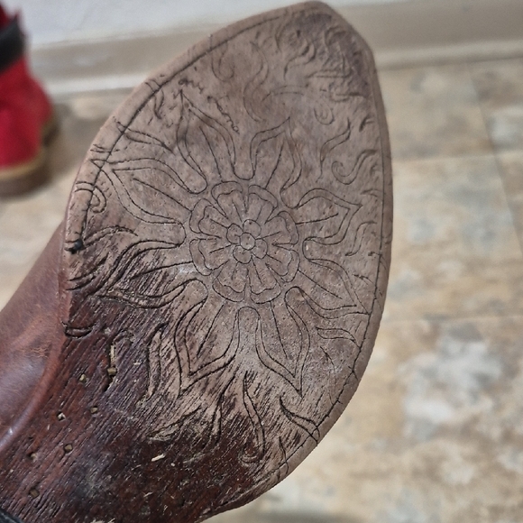 TONY LAMA WOMEN'S MOSTO TUCSON SNIP TOE WESTERN BOOTS VF3036 SIZE 6 B SIDE ZIP - Picture 15 of 16